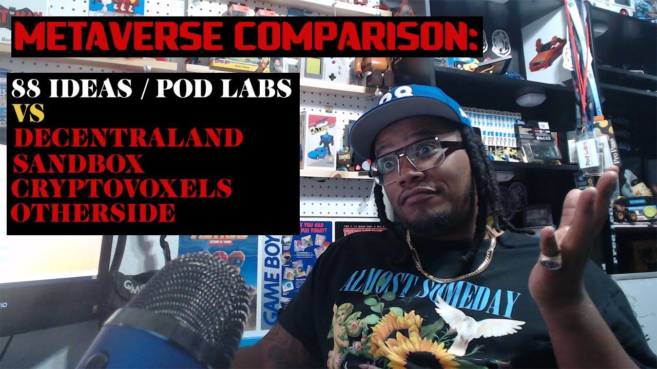 Metaverse Versus: 88 Ideas / Pod Labs Vs Decentraland / Sandbox / CryptoVoxels / Otherside