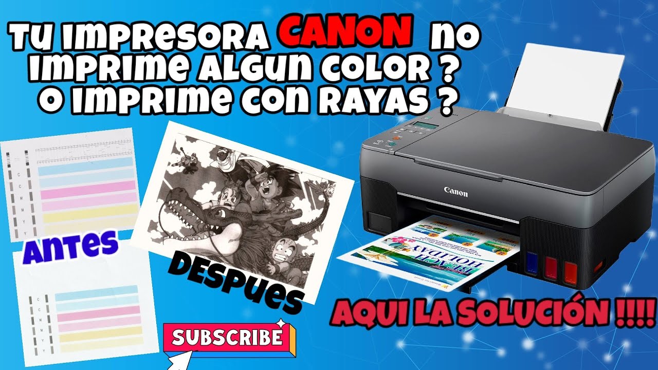 COMO REPARAR O DESTAPAR CABEZALES CANON / SERIE G (G3160,G2160,G6010,G7010) / solución definitiva🔥🔥