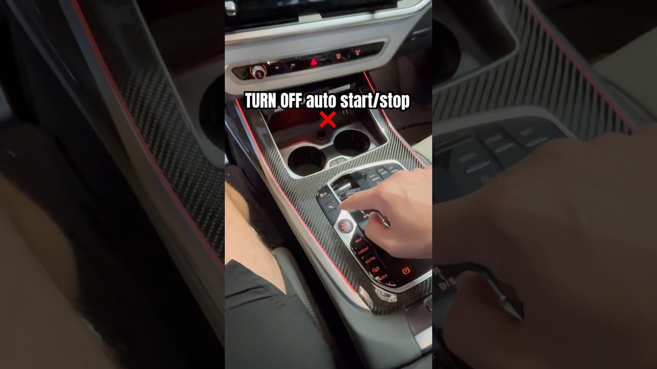 КАК ОТКЛЮЧИТЬ функцию автоматического запуска/остановки двигателя BMW 