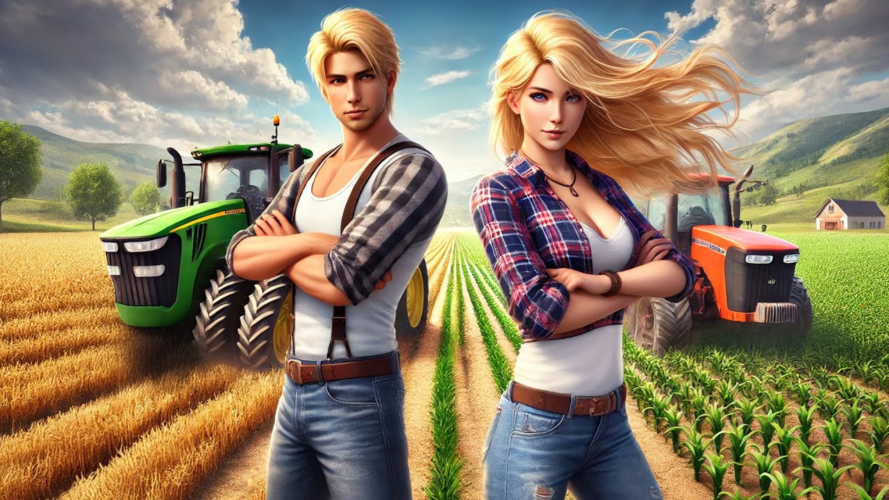 1vs1 на ПЛОСКОЙ КАРТЕ с GIRLNOTFARMING! 🚜