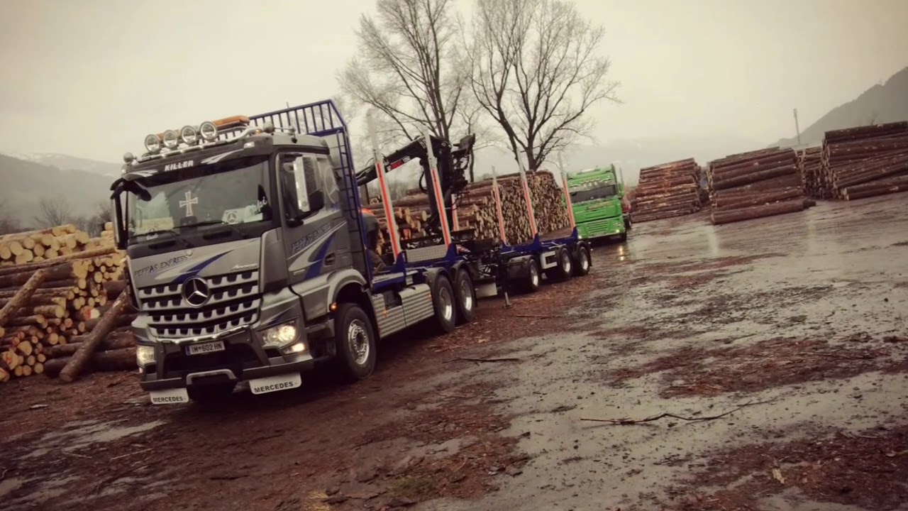 Holz Lkw Tirol Peppas Express #schwarePartie