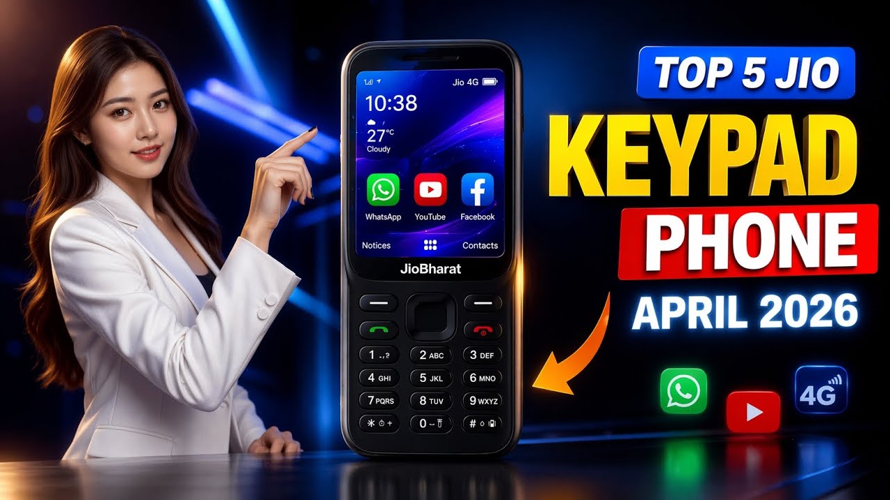 Top 5 Best Jio Keypad Phone 2026⚡⚡April 2026📱☠️🔥