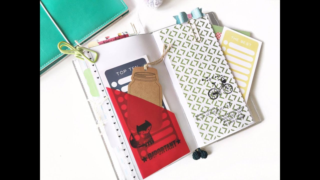 Tutorial | DIY extra pockets for Traveler&rsquo;s Notebook or Planners