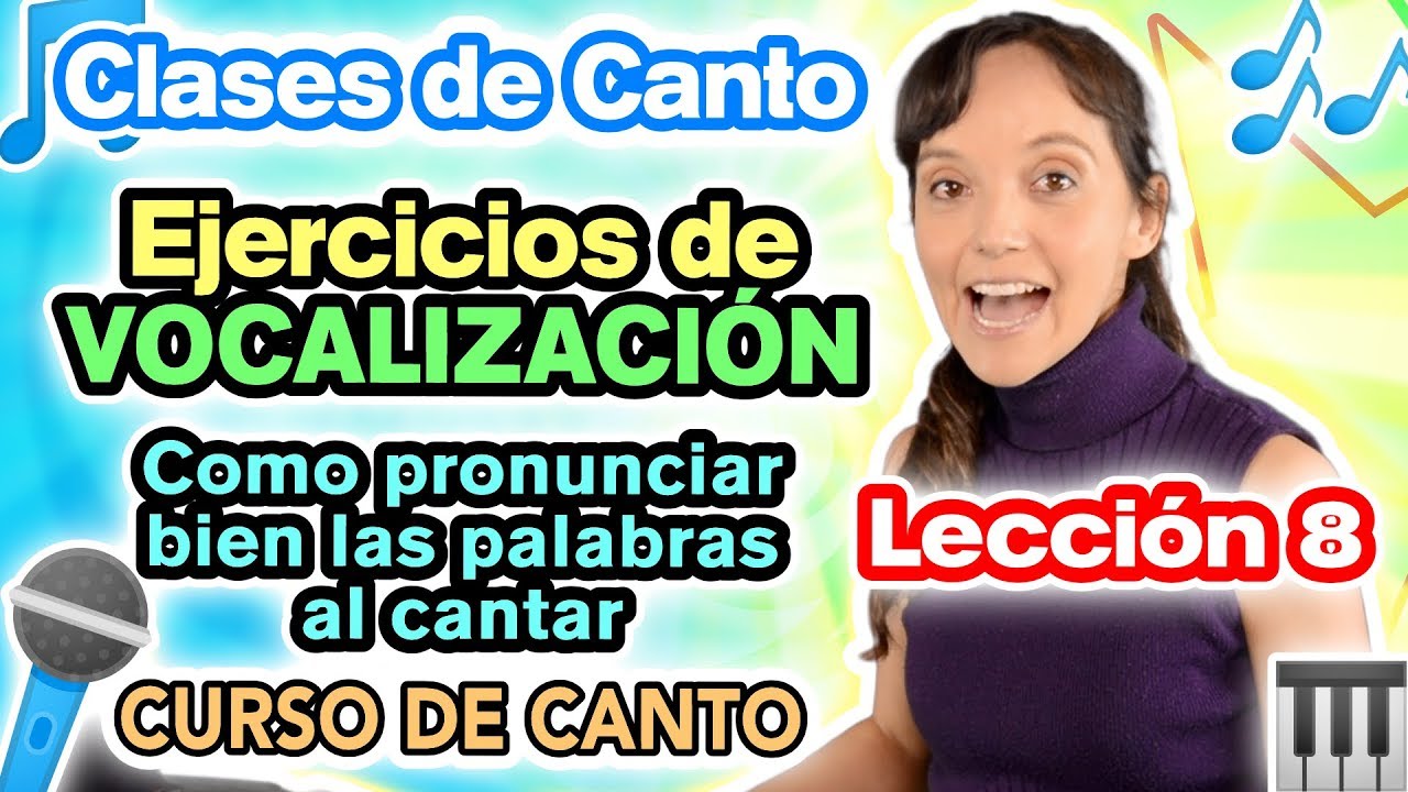 Clases de canto Lección 8 - Ejercicios de Vocalización y DICCIÓN | CECI SUAREZ Curso de Canto
