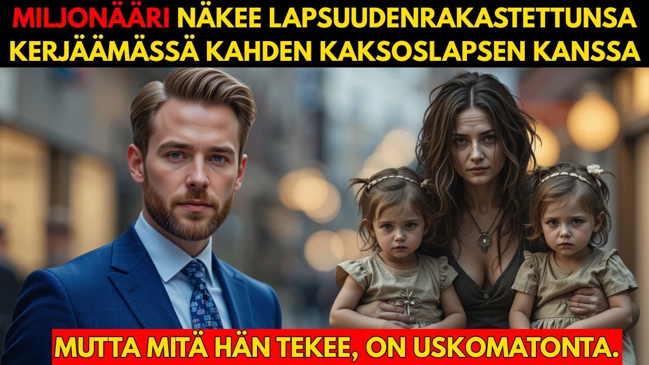 MILJONÄÄRI näkee KERJÄLÄISEN kahden lapsen kanssa – ja TUNNISTAA hänet. Se, mitä hän teki, JÄRKYTTI…
