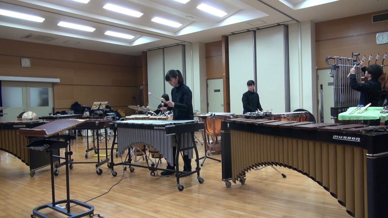 打楽器６重奏　ラ・マレー・エ・ラルグ ／ 天野正道　2016.12.23