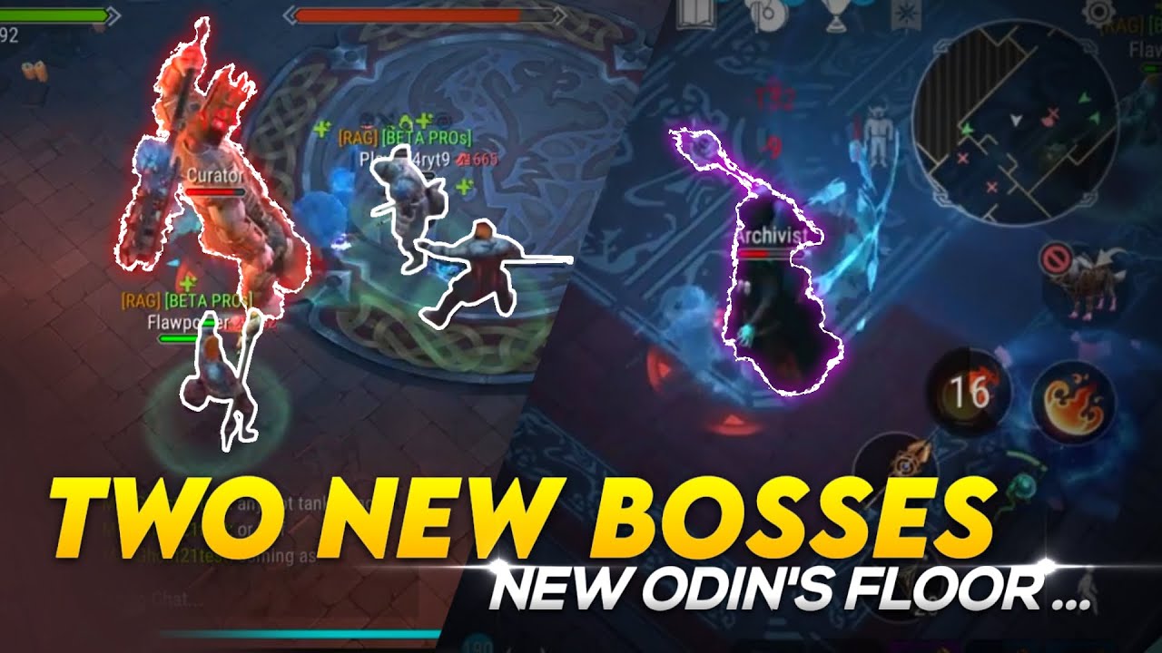 Killing BOTH NEW BOSSES in Frostborn! New Odin's floor. Archive's Forbidden Library