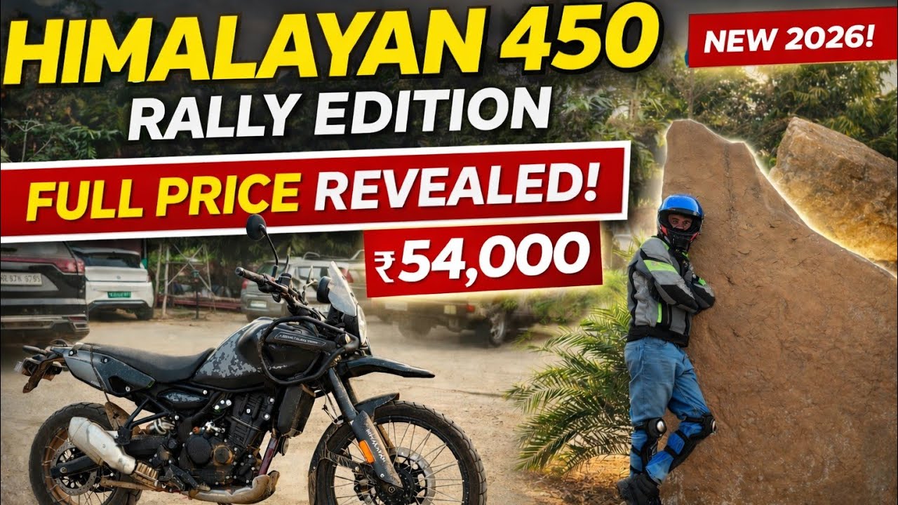 New 2026 Himalayan 450 Mana Black Rally Edition | Full Kit Price + First Look | Details RJ Biker JPR