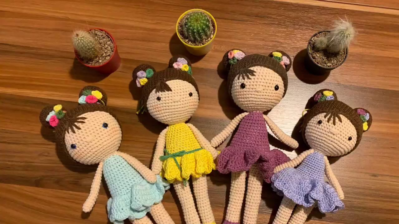 Amigurumi kolay kız bebek yapımı bölüm 1