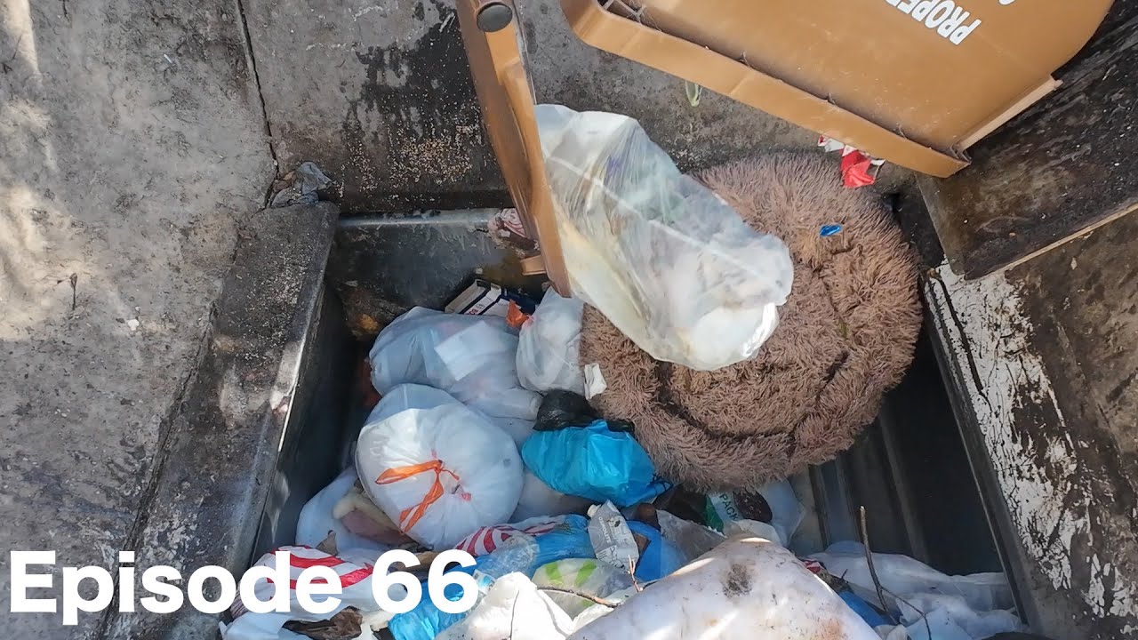 GoPro Garbage Truck Hopper POV + Garbage Load Dump POV!! (ep.66) *Scavenger Challenge Game*