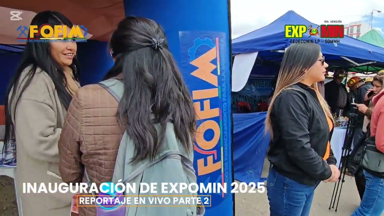 FOFIM participó en la primera versión de la EXPOMIN en El Alto - parte 2