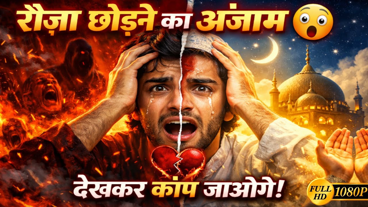 रोज़ा छोड़ने वाले का डरावना अंजाम !उसने रोज़ा छोड़ा... फिर जो हुआ देखकर रो पड़ोगे !एक गलती...