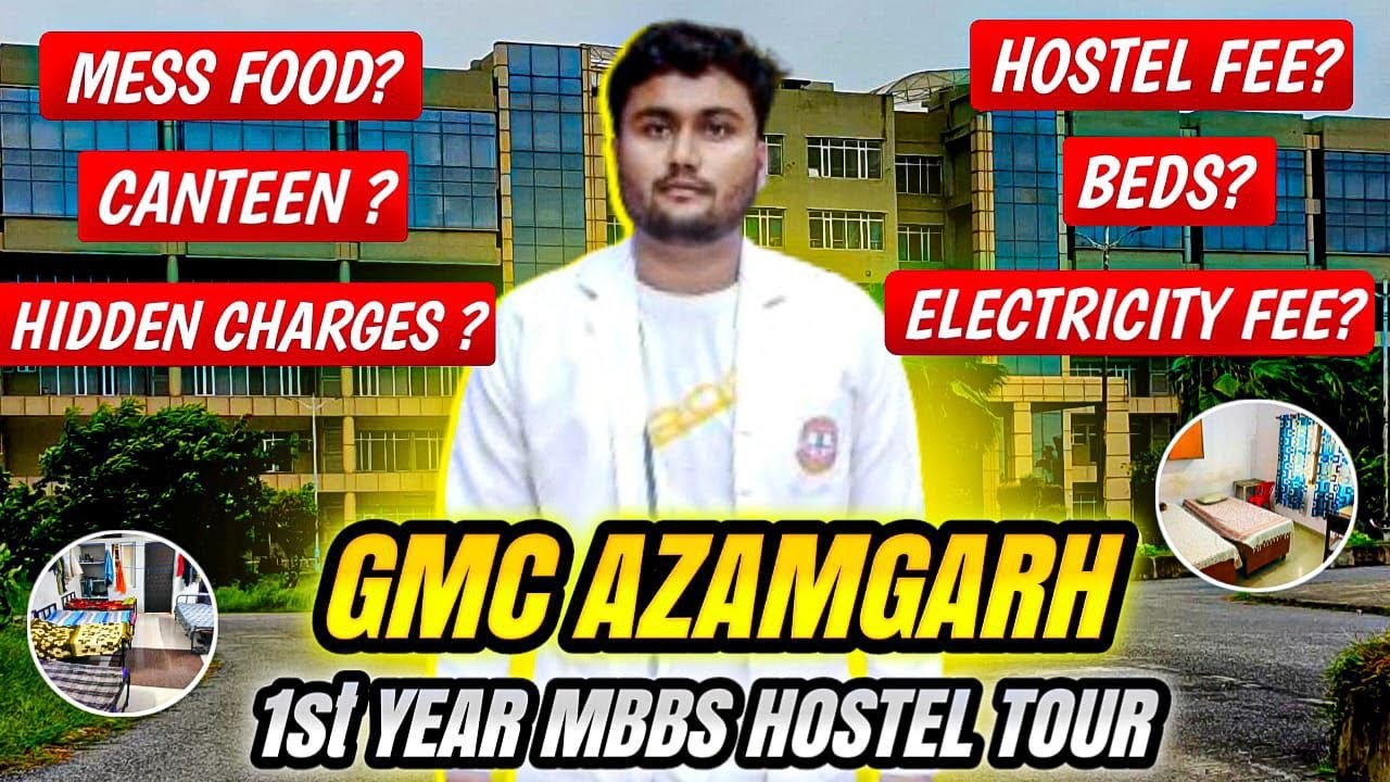 GMC AZAMGARH 💕 Hostel Tour💕1st Year MBBS #neet #mbbs #gmc #neet2025 #neet2024 #college #hostel #nta
