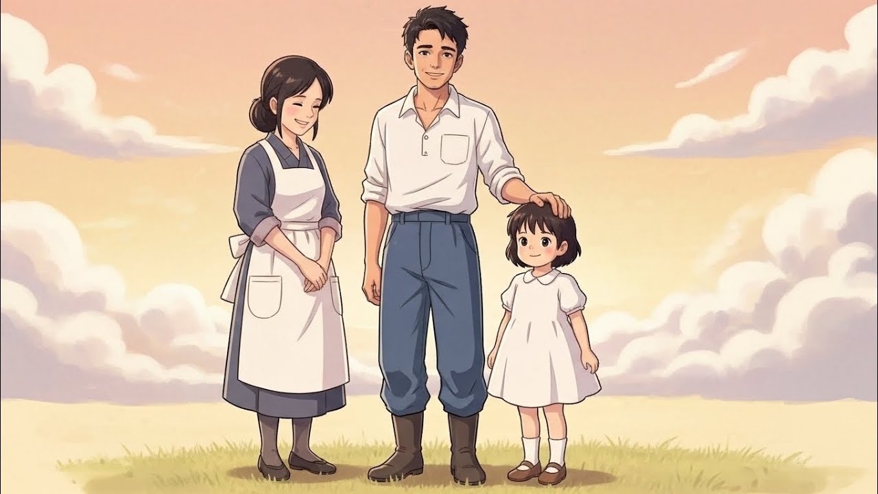 A Quiet Day in the Countryside | A Cozy Ghibli-Style Family Story #ghiblistyle #cozyanime #anime 