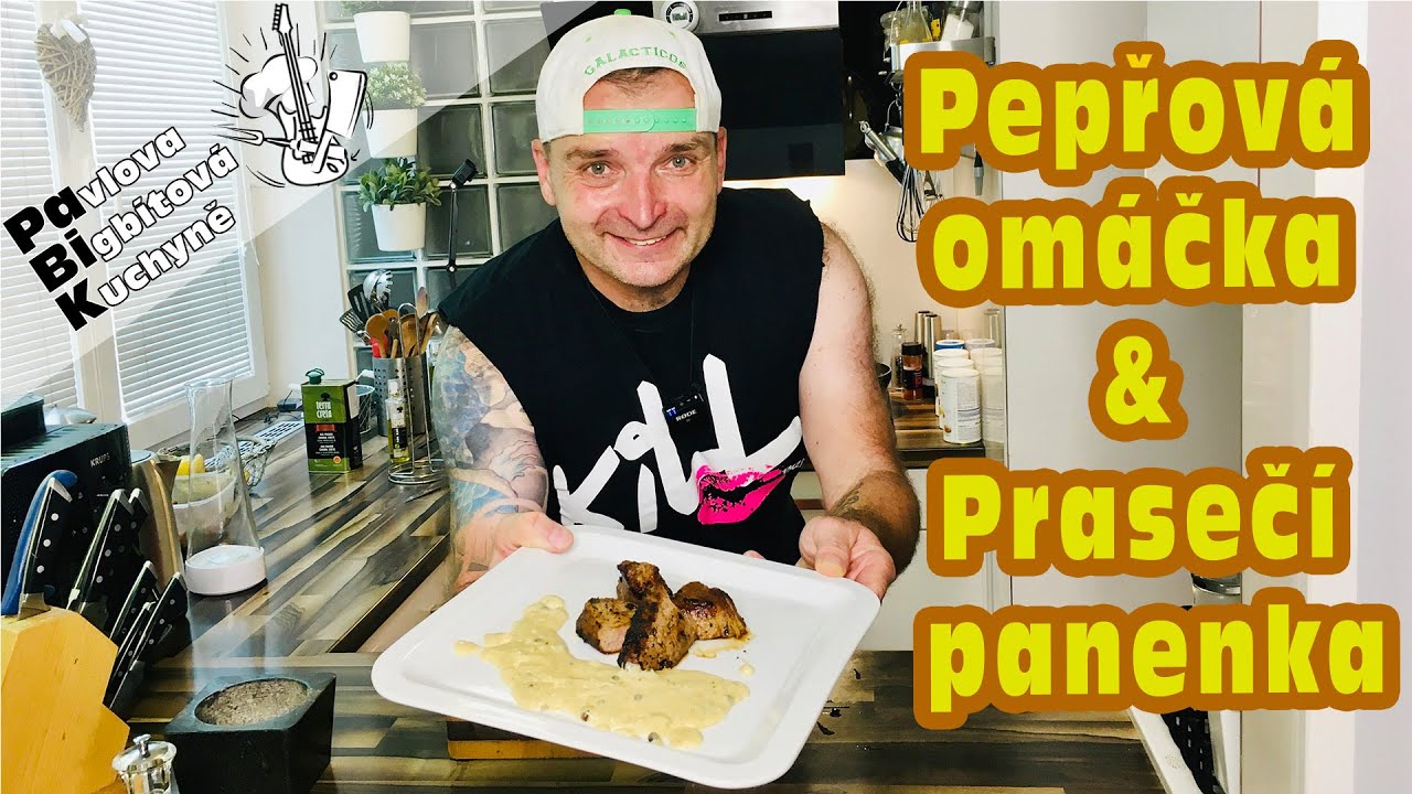 Pepřová omáčka s prasečí chro chro panenkou