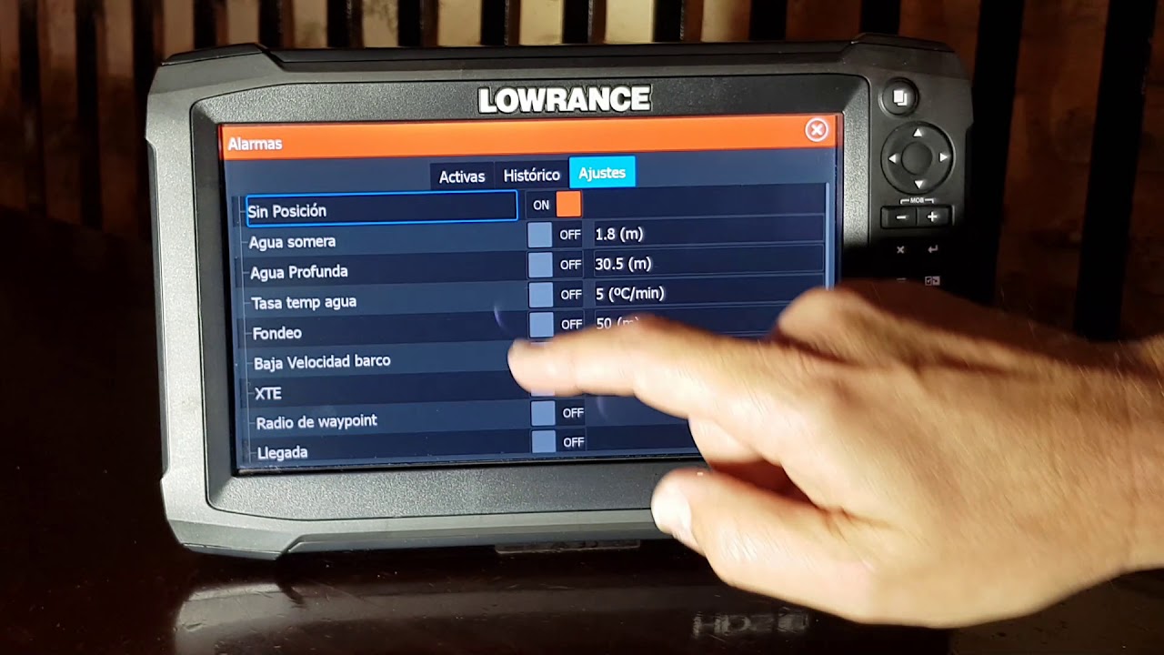 TUTORIAL 2: CONFIGURACIÓN DE NUESTRO GPS LOWRANCE