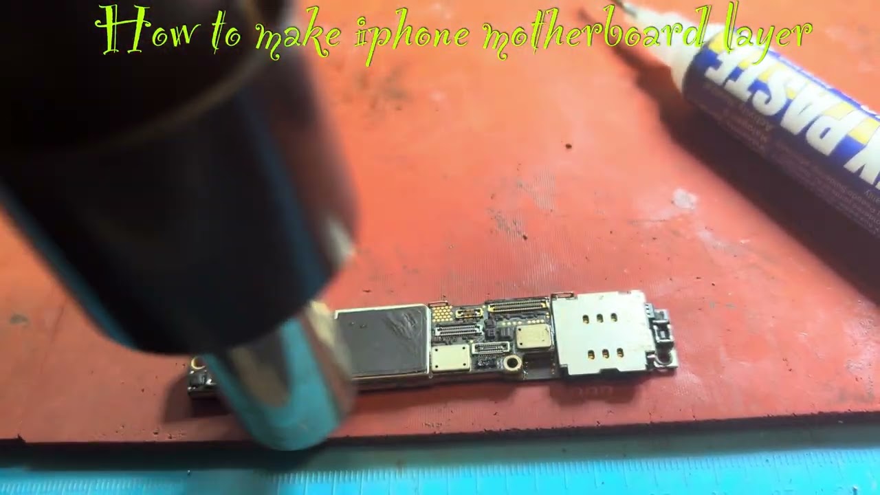 How to make   iphone motherboard layer