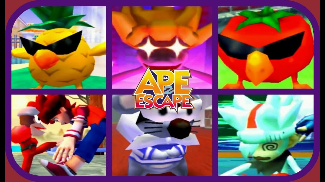 Ape Escape 2-All Photos, Concept Art and Enemy Data