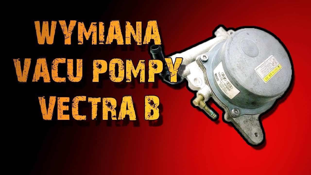 NAPRAW SAM SE02E15 - WYMIANA VACU POMPY