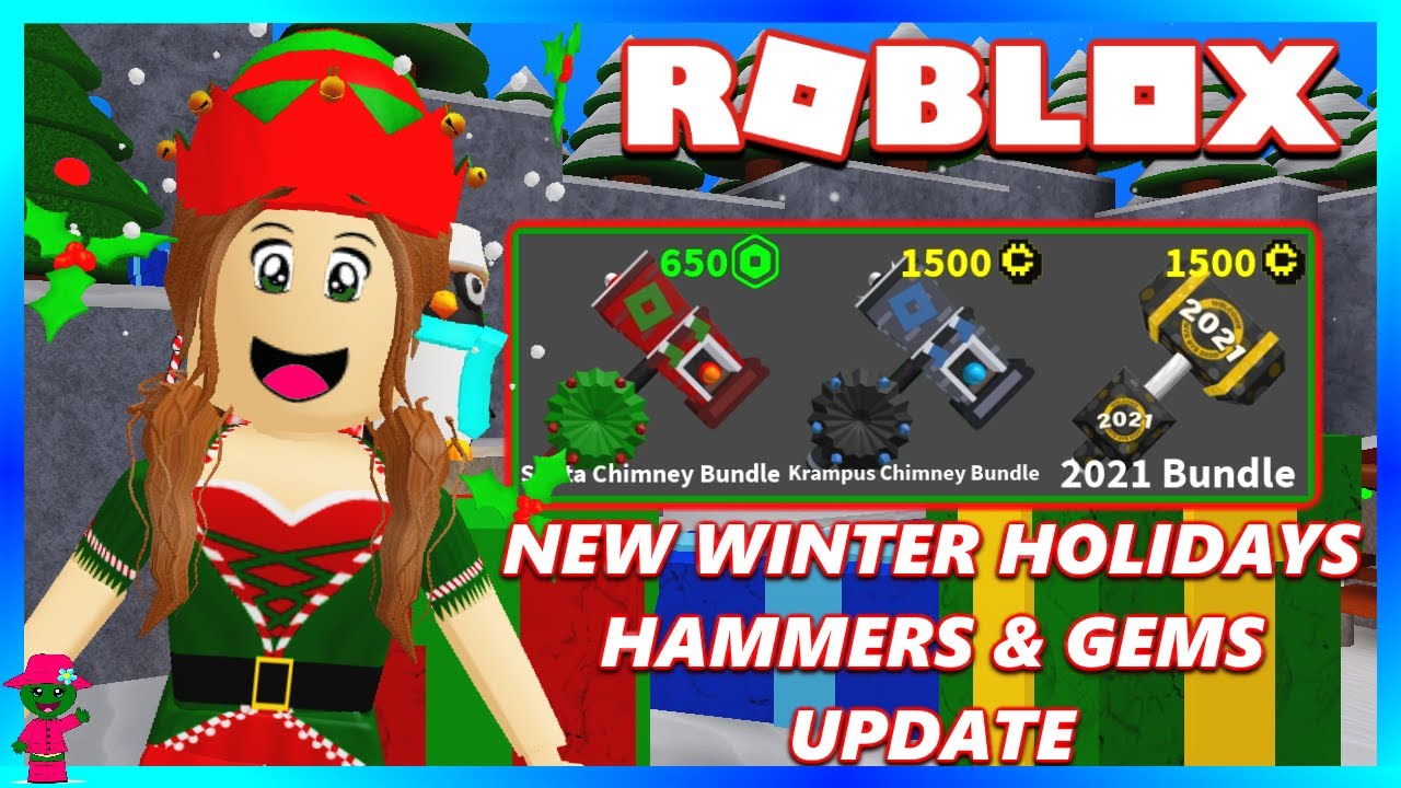 NEW WINTER HOLIDAYS HAMMERS & GEMS UPDATE!!! (Roblox- Flee The Facility)