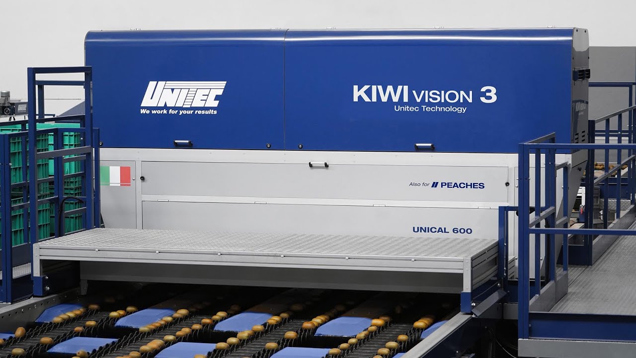 Linee, calibratrici, impianti per lavorazione Kiwi | UNITEC