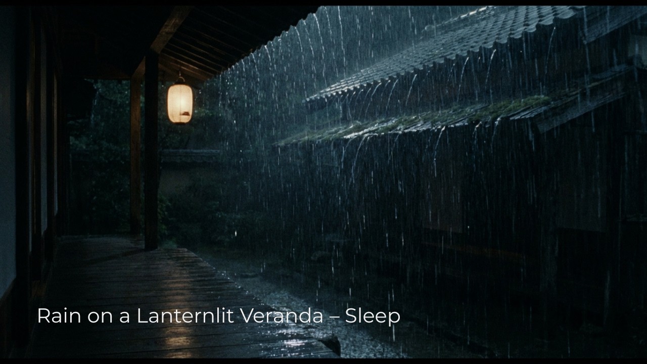 Rain on a Lanternlit Veranda – Sleep