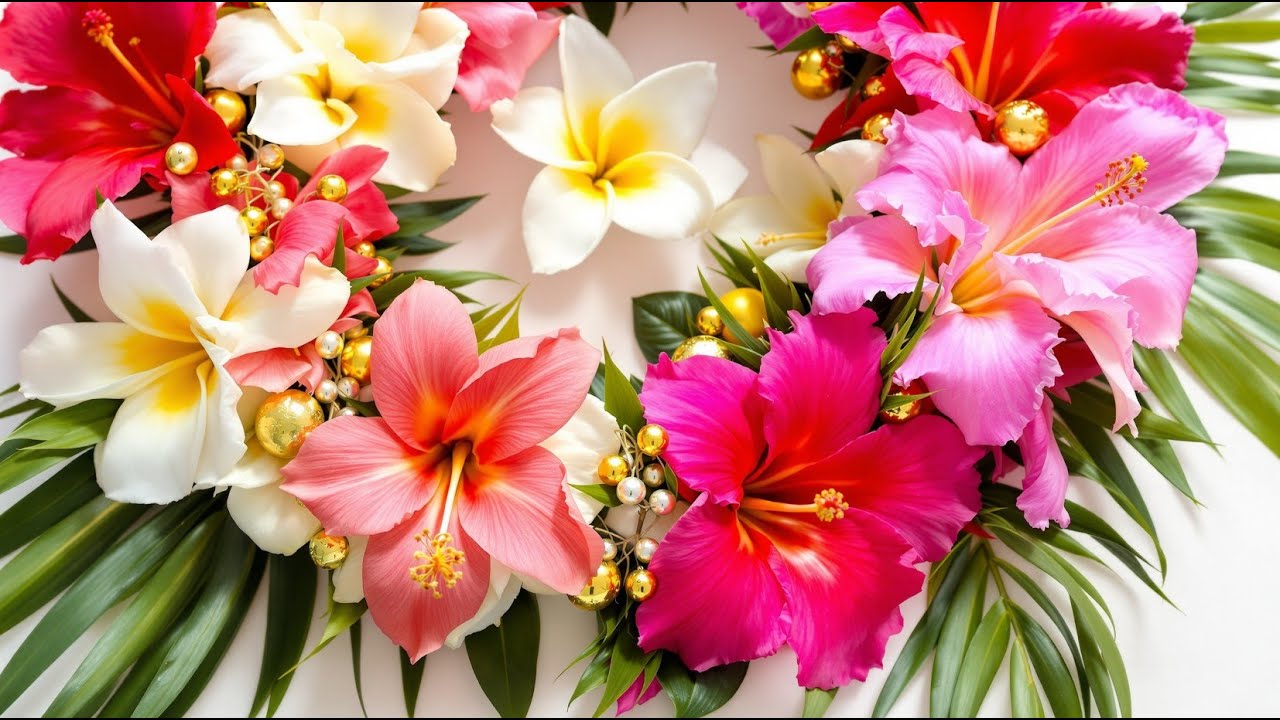 Hawaiian Beach Christmas 🎄 1 Hour Relaxing Tropical Music for Calm & Inner Peace