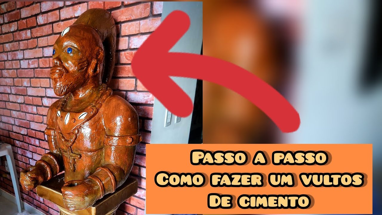 como fazer um escutura de cimento