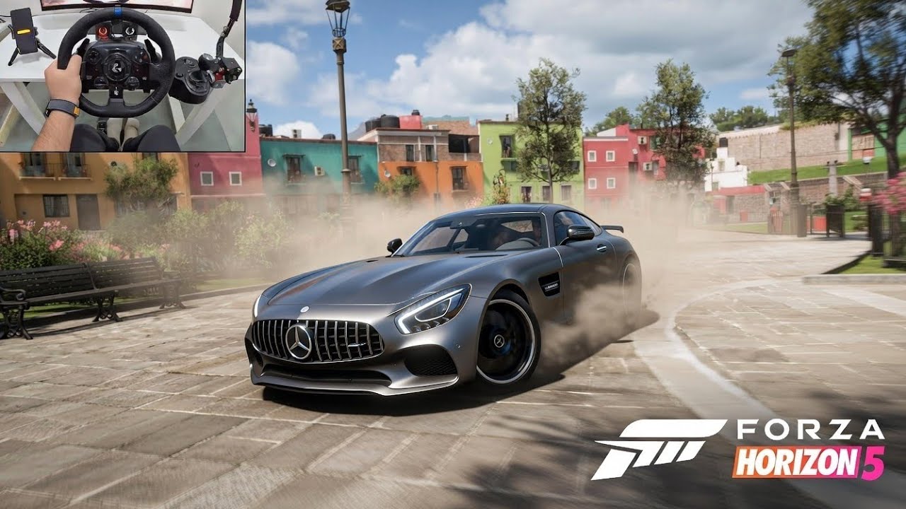 Mercedes - AMG GT R - Forza Horizon 5 | Logitech G923 Steering Wheel
