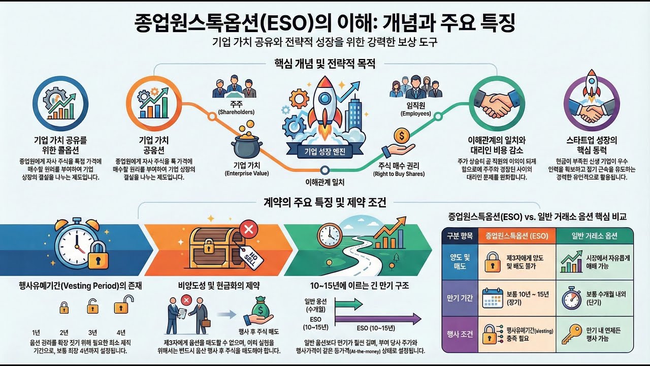 [Hull 파생상품 평가와 헤징전략 98] Ch14.1 스톡옵션 계약내용