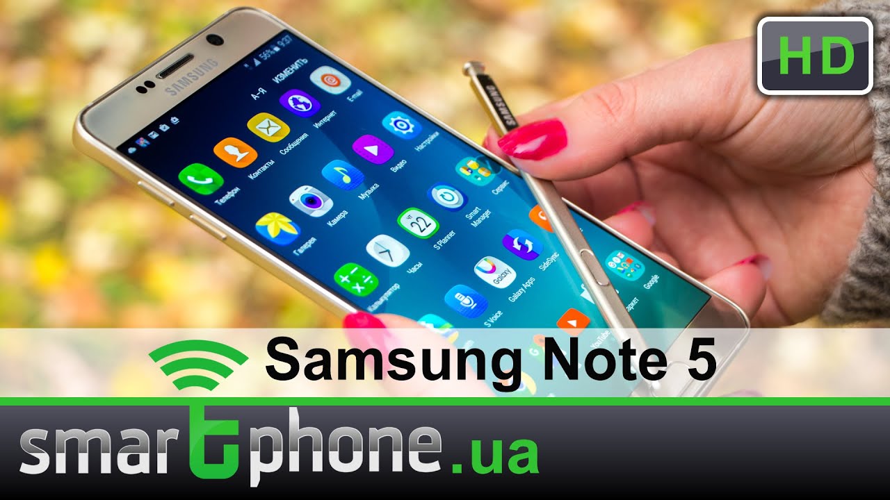 Samsung Galaxy Note 5 - Обзор. Флагман со стилусом.