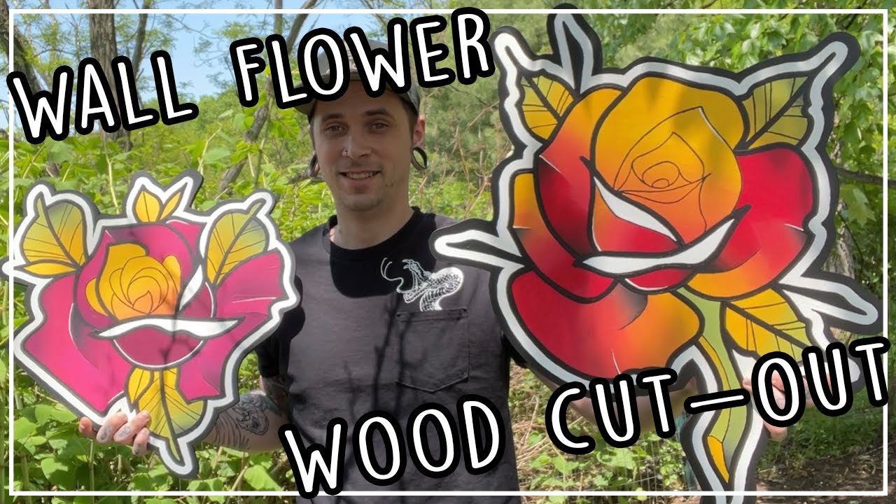 Wood Cut-Out Tattoo Art