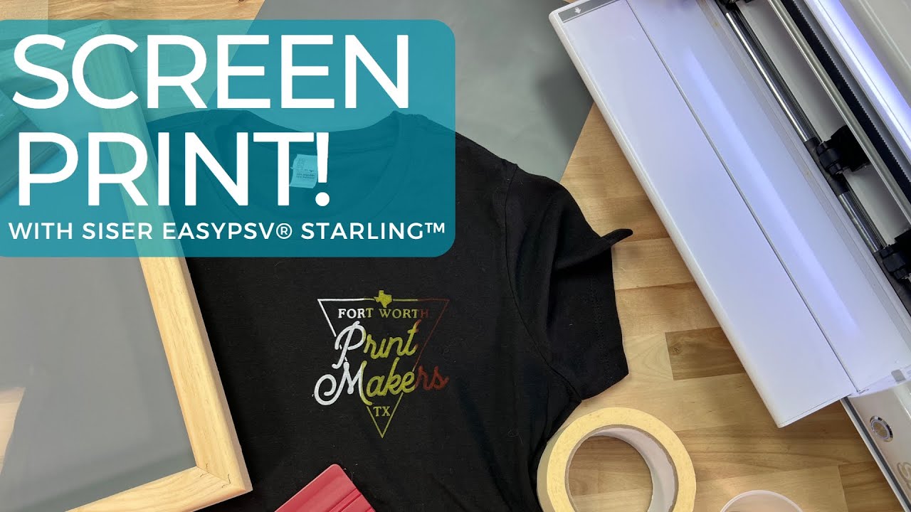 Unboxing! How To Make A Reusable Screen Print Template with Siser® EasyPSV® Starling™