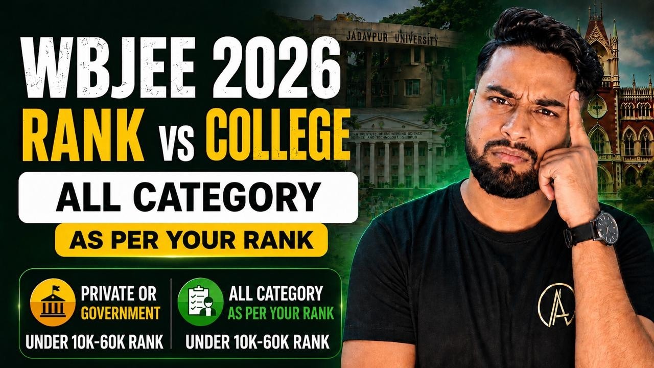WBJEE 2026🔥РАНГ против КОЛЛЕДЖА🤔: Колледжи на основе вашего ранга🚨 : Все категории | РАНГ ОТ 10К ...