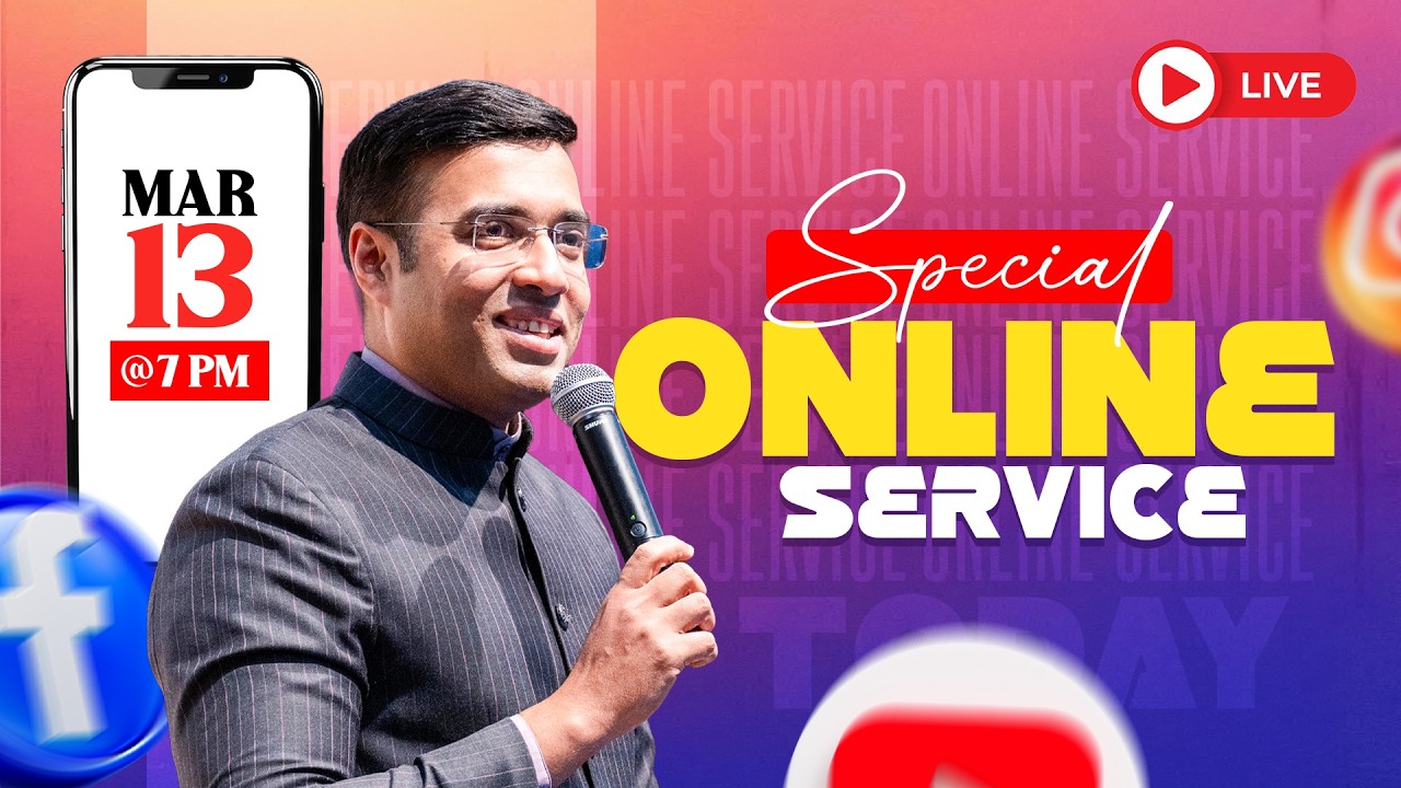 🔴LIVE© | Special Online Service | Pastor Tinu George | Jesus Is Alive | Mar 13, 7 PM