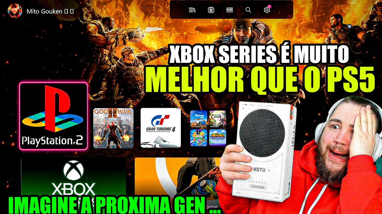 jogando PS2 no XBOX SERIES S NATIVAMENTE agora IMAGINE o XBOX MAGNUS ? nem o PS5 consegue...