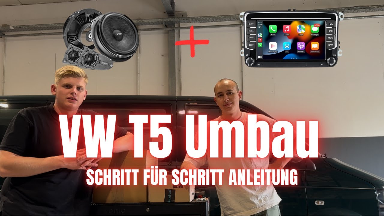 Neuer SOUND für den VW T5 | CARPLAY + MUSIKANLAGE! 🚙