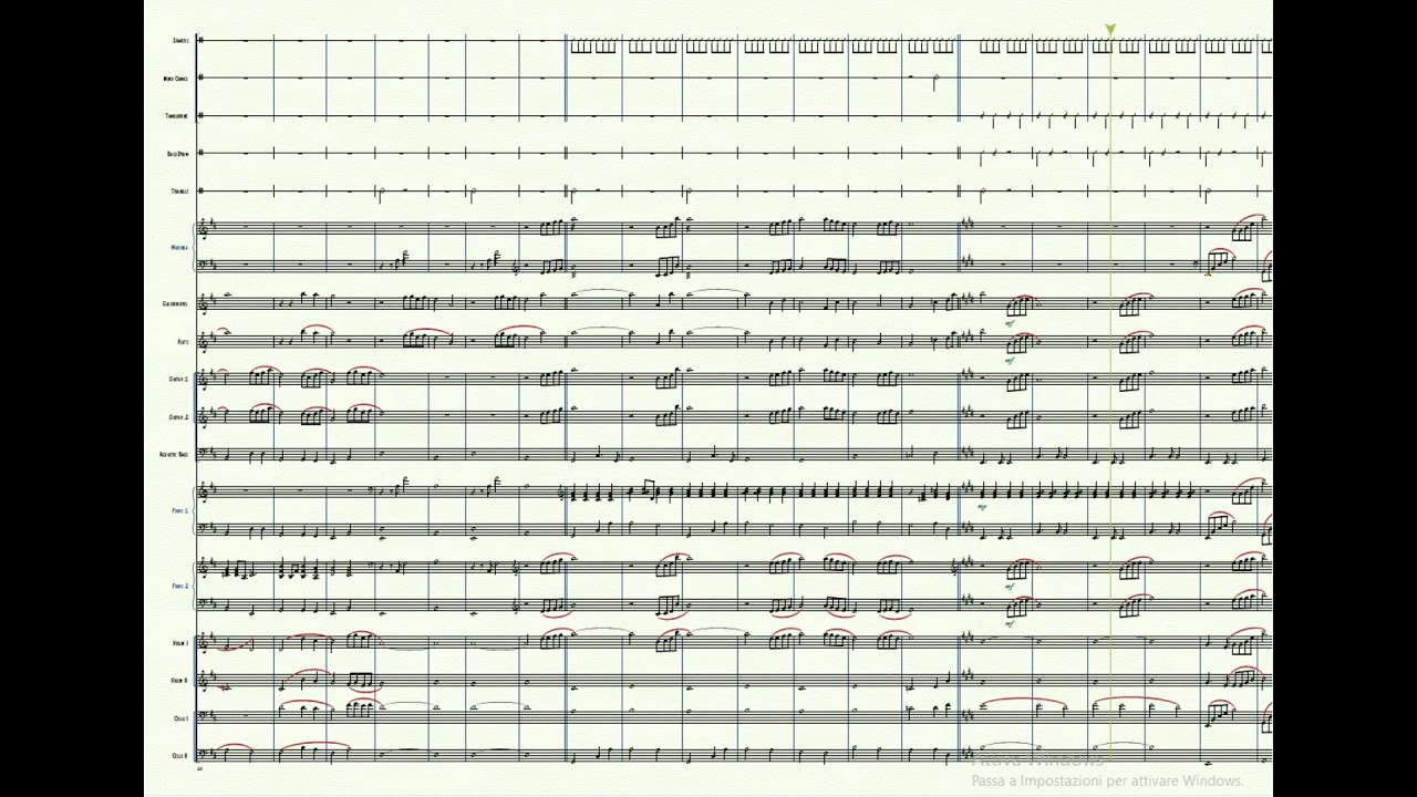 BEAUTY AND THE BEAST - arrangiamento per orchestra scolastica [SPARTITO GRATUITO]