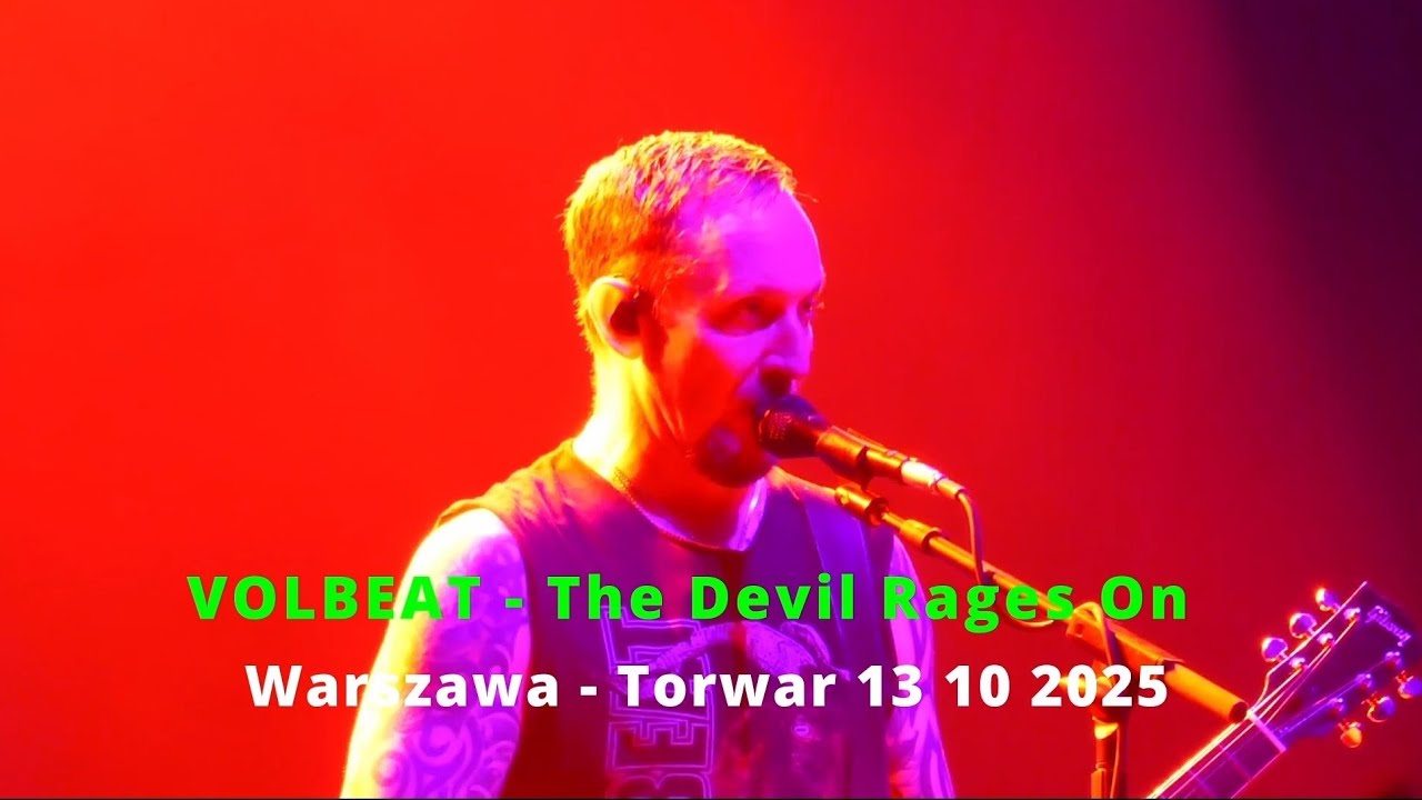 Volbeat -  The Devil Rages On - Warszawa - Torwar - 13 10 2025