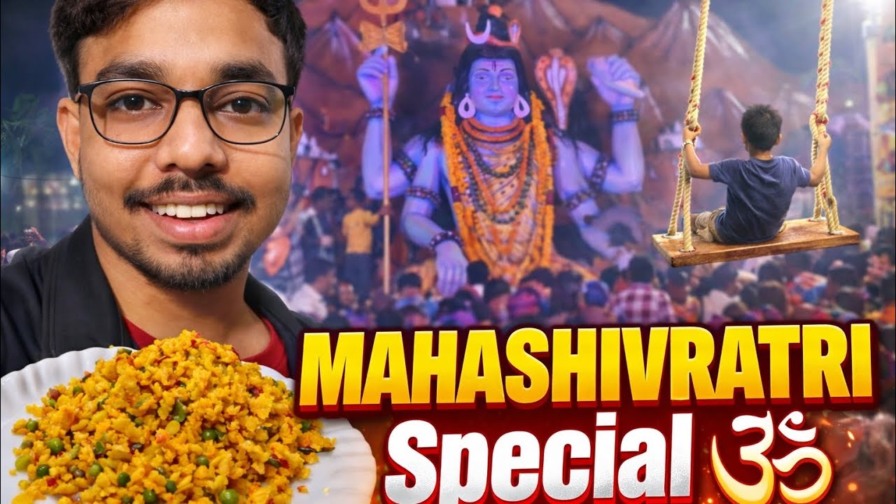 Mahashivratri Vlog 2026 🕉️ | Mandir Darshan, Jhula Masti & Poha Nasta😋