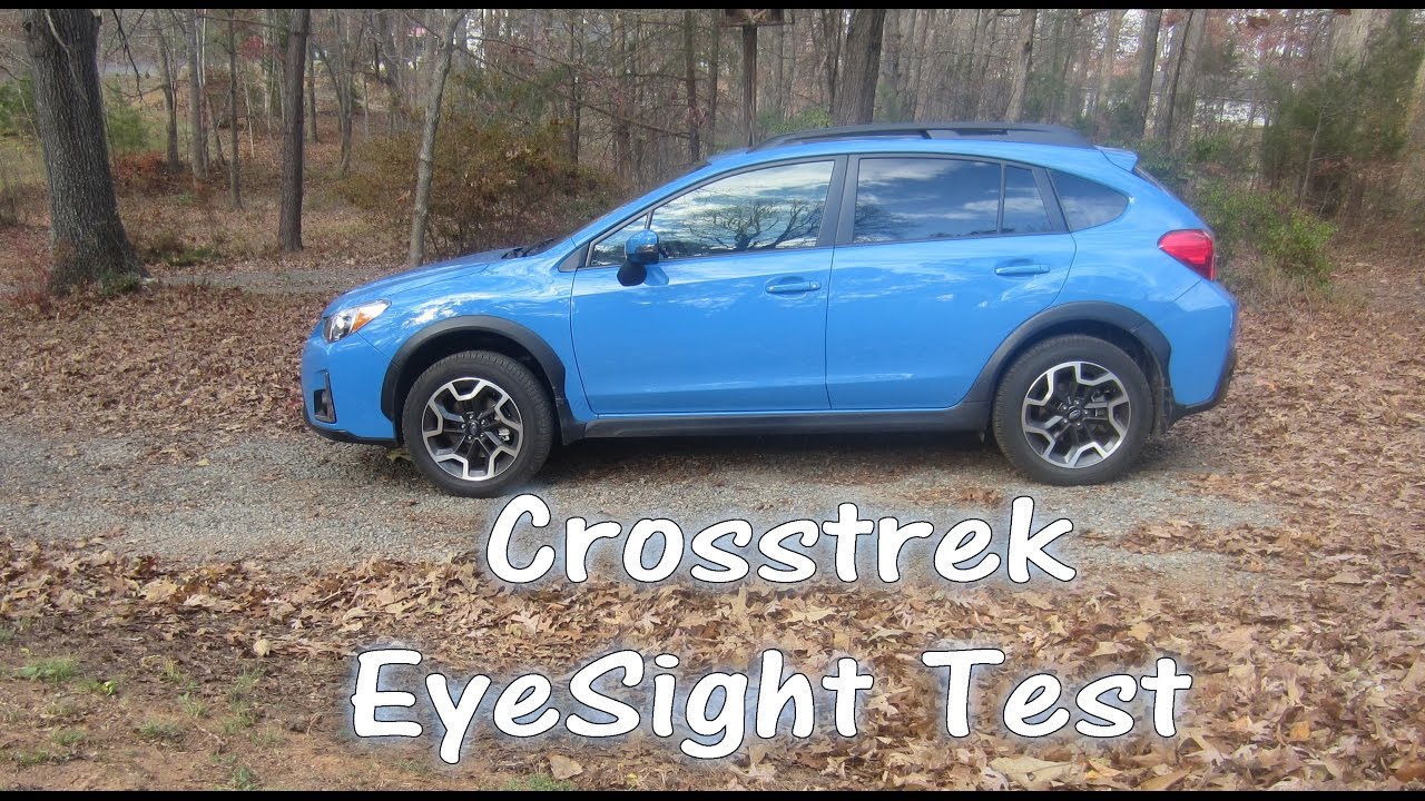 Subaru CROSSTREK EyeSight Test Demo Pre-Collision Braking ⭐
