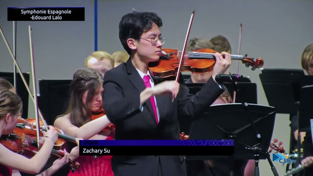 Zachary Su - Violin - CCHS Concerto Night