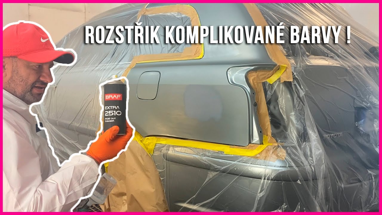 ROZSTŘIK KOMPLIKOVANÉ BARVY
