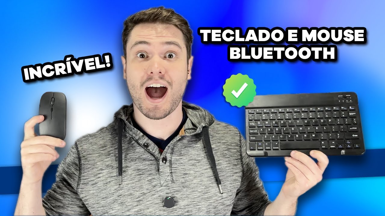 MOUSE E TECLADO BLUETOOTH PARA CELULAR, TABLET E PC! (Baratinhos!)