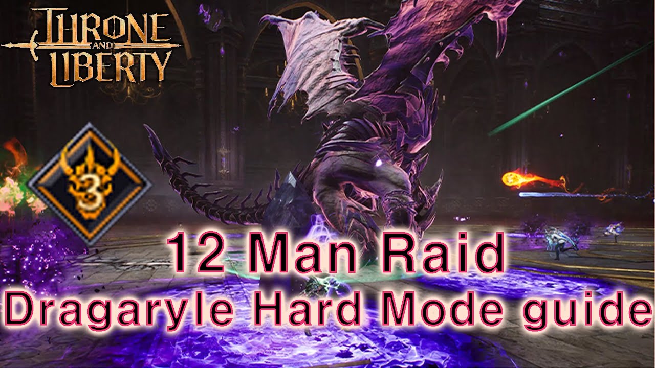 Throne & Liberty - Dragaryle Boss Guide for Hardmode #Tank PoV #Throne and Liberty #global