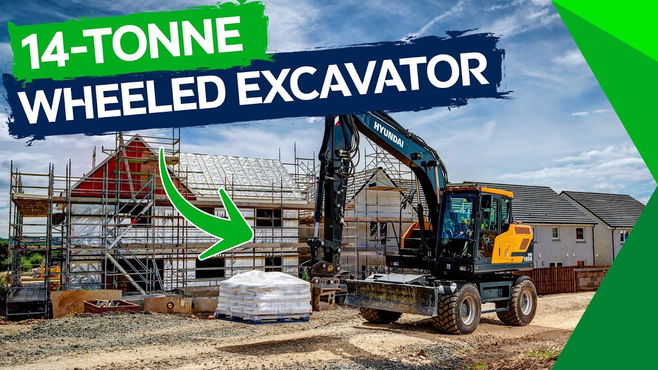 Hyundai HW140A Wheeled Excavator Walkaround