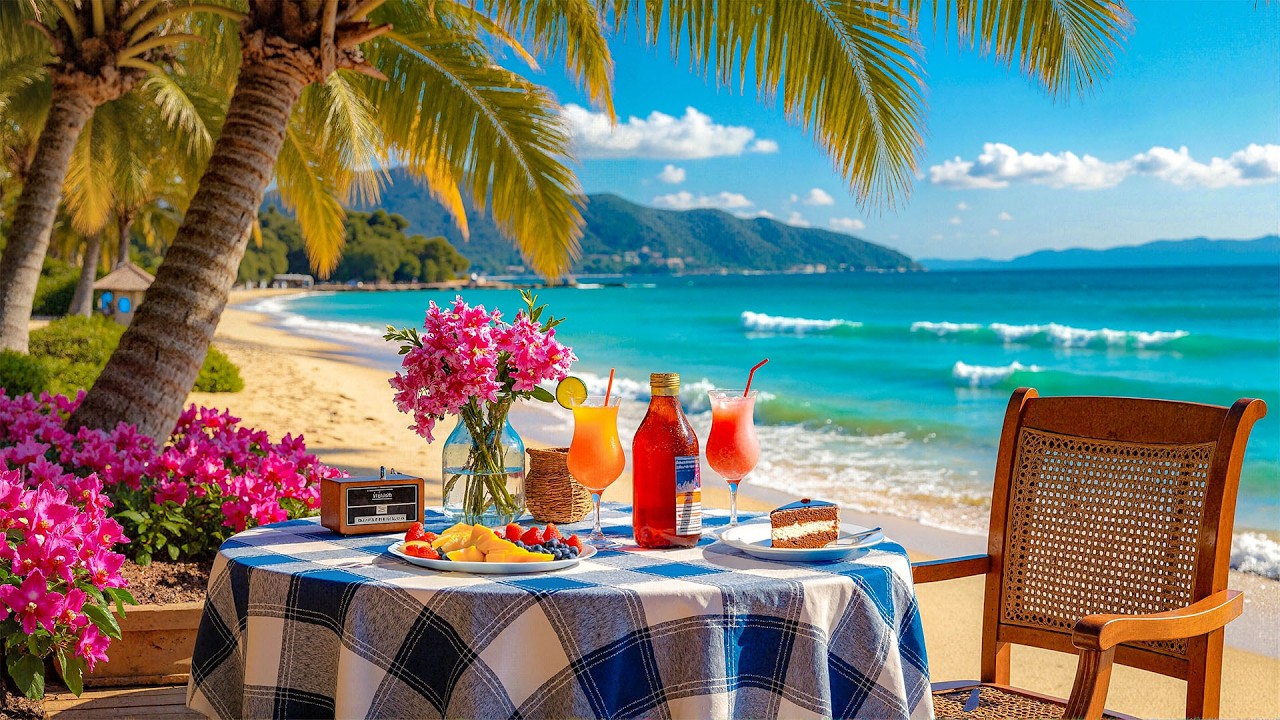 🏖️ Coastal Café Morning Vibes – Summer Bossa Nova Jazz for a Positive & Refreshing Day ☀️