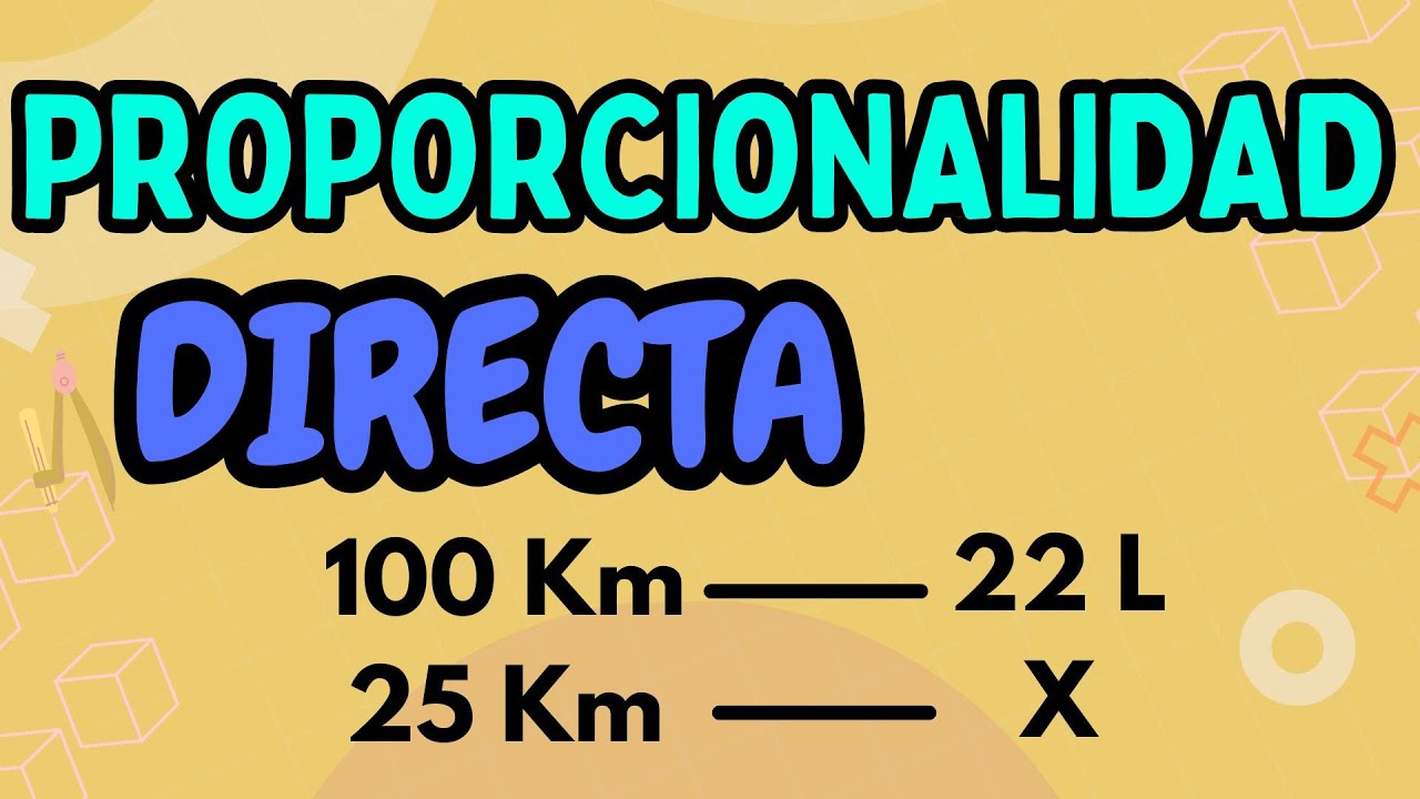 Proporcionalidad DIRECTA: Concepto y Ejemplos