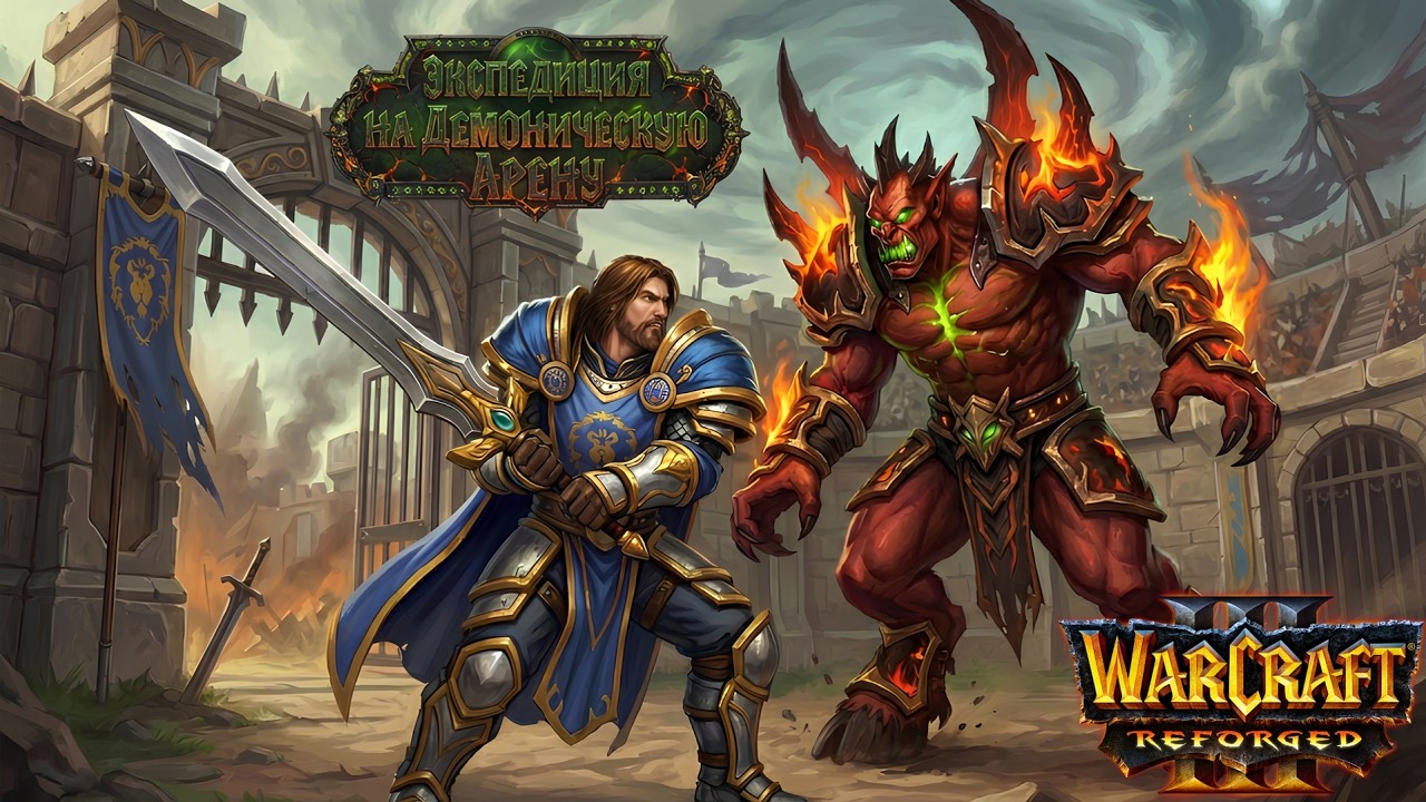 ЭКСПЕДИЦИЯ НА ДЕМОНИЧЕСКУЮ АРЕНУ! - Warcraft 3