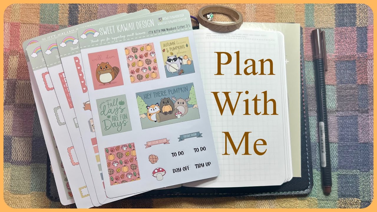 Plan with me | A6 Stalogy | Sweet Kawaii Designs kit